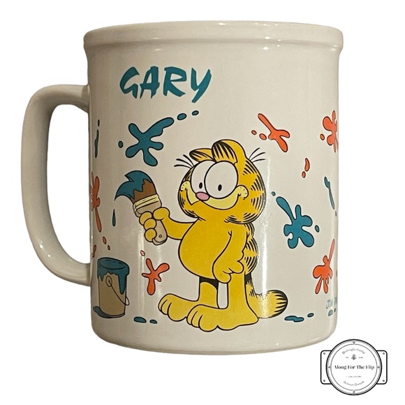 Vintage Official Garfield “Gary” 8oz Coffee Mug 1978 - Picture 2 of 4
